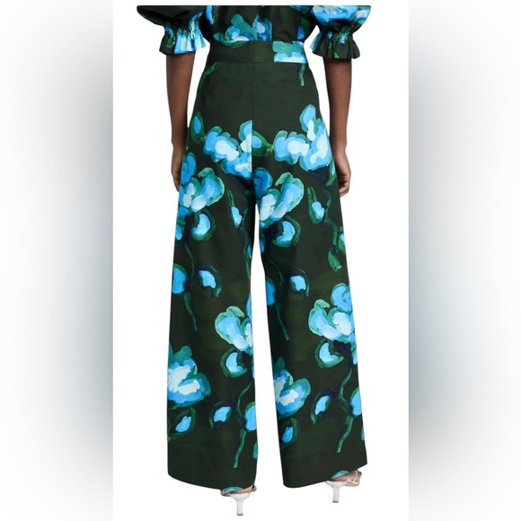 De Loreta Campana Pants In Rito Verde size medium excellent like-new condition - Picture 2 of 6